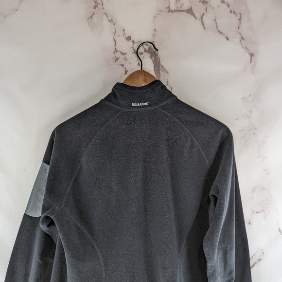 Eddie Bauer Jacket Womens Medium Black Fleece Full Zip First Ascent Pockets - Picture 6 of 11